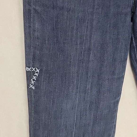 7 for all mankind Straight Leg Embellished Jeans 30 - Picture 5 of 12